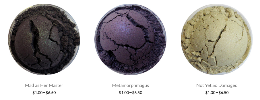Harry Potter-inspired eyeshadows from Shiro Cosmetics are pure magic.